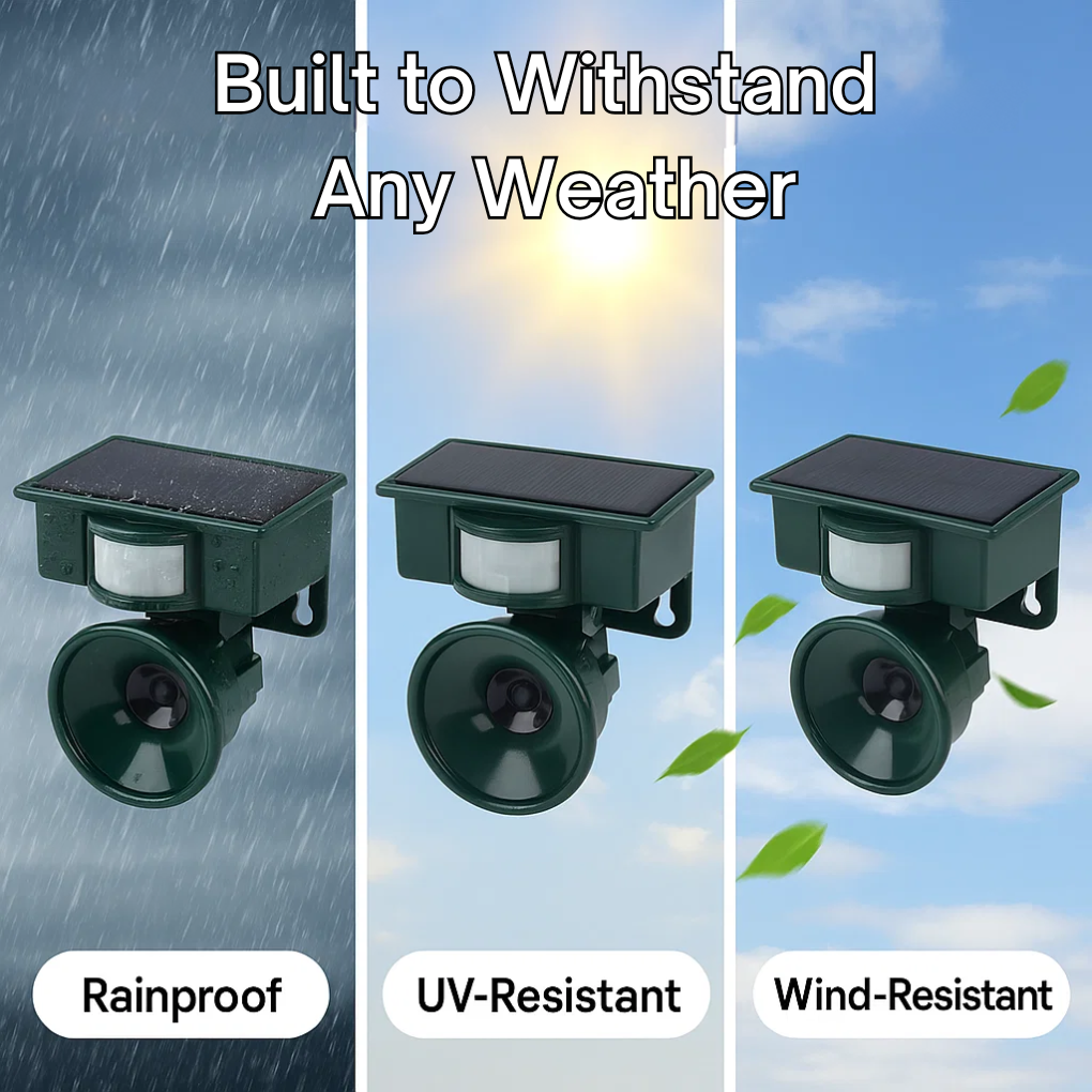 Motion Activated Bird Repeller Ultrasonic Scarer