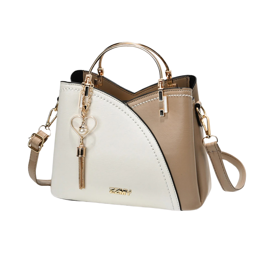 Women's Patchwork Pu Leather Handbag - Vonnera