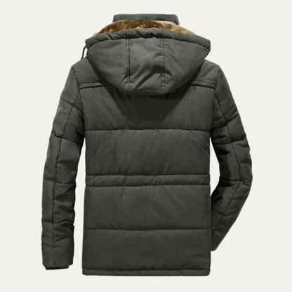 Men's Warm Hooded Parka Jacket