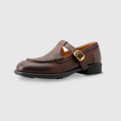 Delia Women's Mary Jane Shoes Low Heel Round Toe