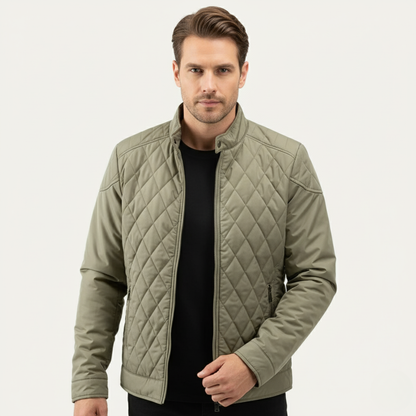Men's Lightweight Padded Quilted Winter Jacket