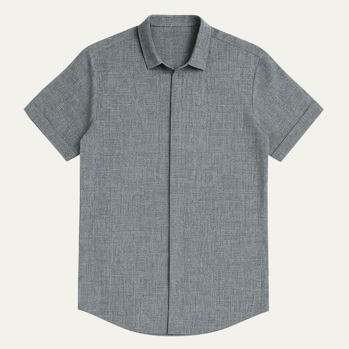 Lisbon Men's Linen Short Sleeve Shirt - Vonnera