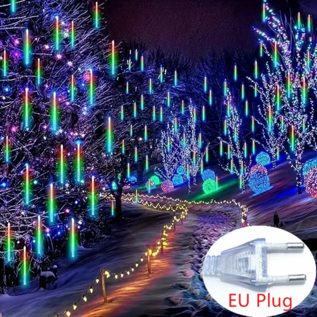 Led Meteor Shower String Lights
