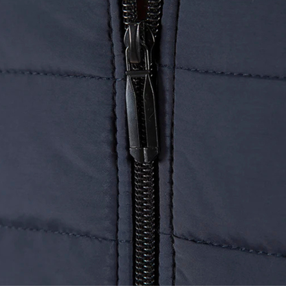 Men's Padded Stand Collar Winter Zip Jacket