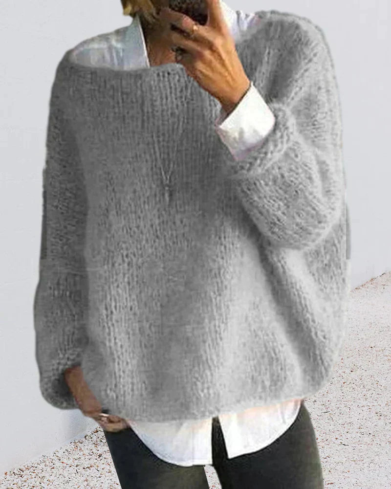 Women's Knitted Sweater Long Sleeves