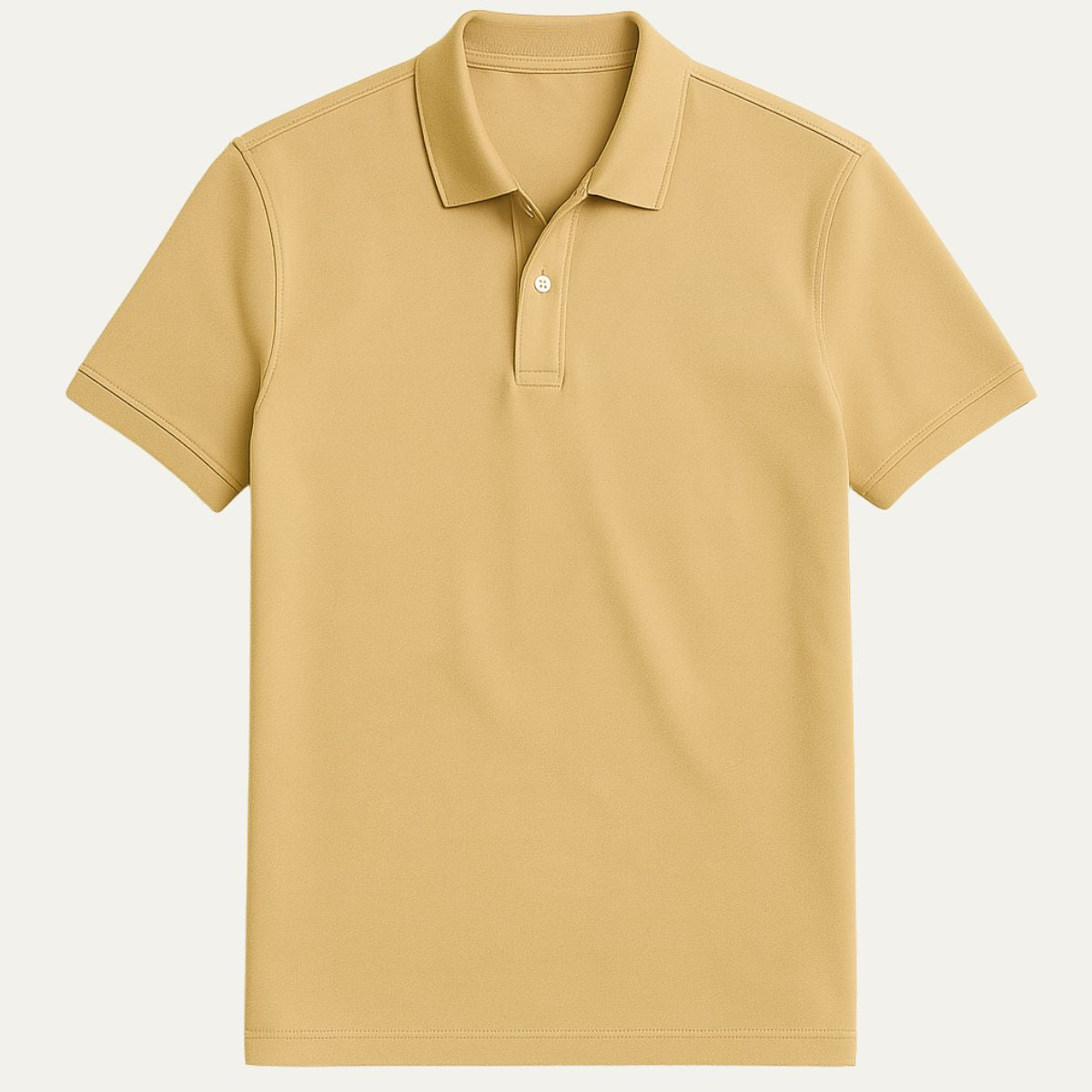 Men's White Polo Shirt Cotton Classic Fit - Vonnera