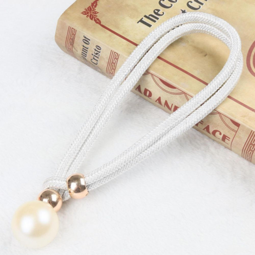 Pearl Curtain Tie Back 2-Piece Set