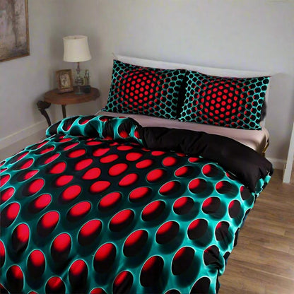 Cosmic Vortex Quilt Cover Set 3 Piece