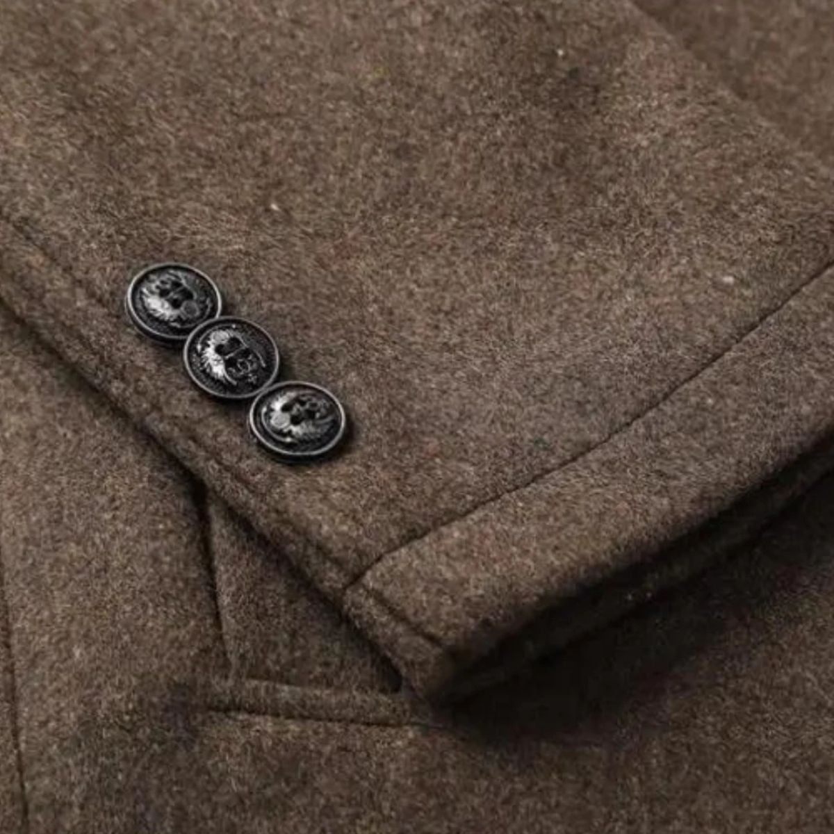 Men's Classic Wool Overcoat