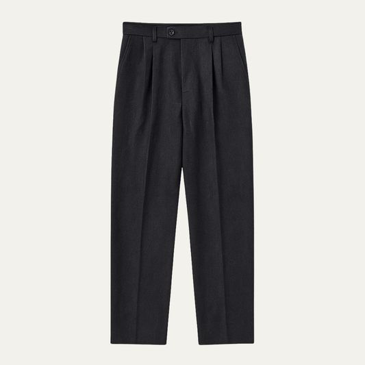 Men's Classic Pleated Tailored Pants - Vonnera