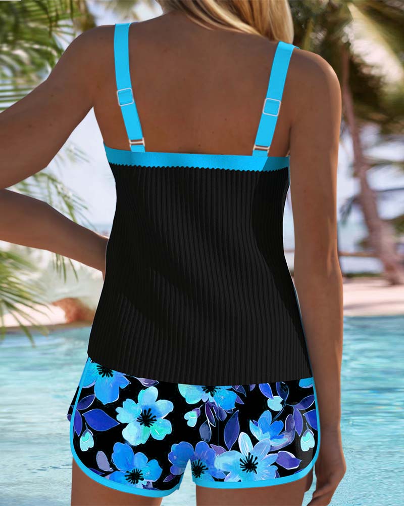 Women's Tummy Control Tankini Swimsuit