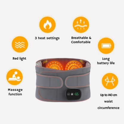 Heating Massage Belt Red Light Therapy
