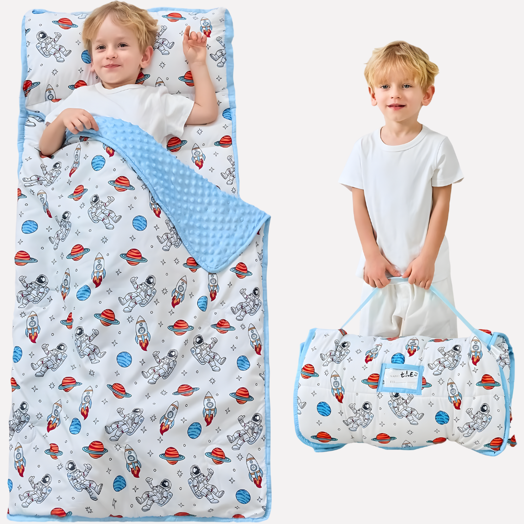 Toddler Sleep Mat With Pillow And Blanket
