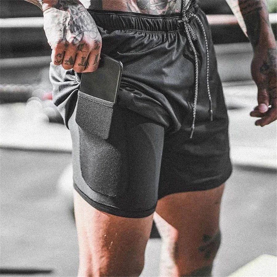 Men's 2-in-1 Sport Shorts Performance Comfort - Vonnera