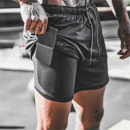 Men's 2-in-1 Sport Shorts Performance Comfort - Vonnera