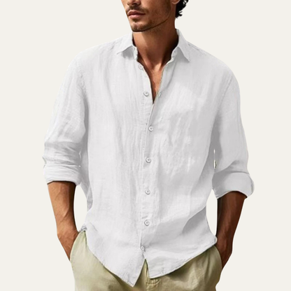 Men's Cotton Button Down Shirt Lightweight