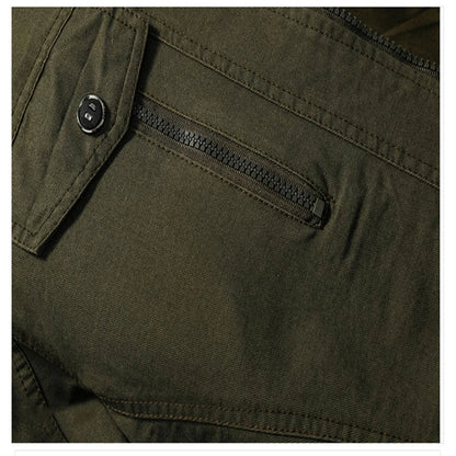 Men's Military Jacket Rugged Cotton