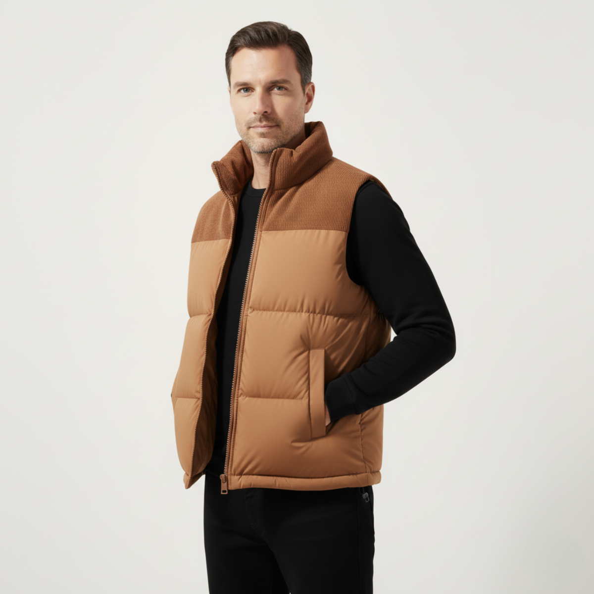Men's Quilted Puffer Gilet