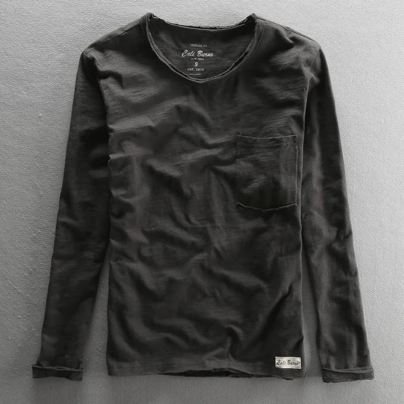 Women's Cotton Crew Neck Long Sleeve