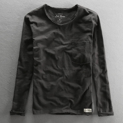 Women's Cotton Crew Neck Long Sleeve