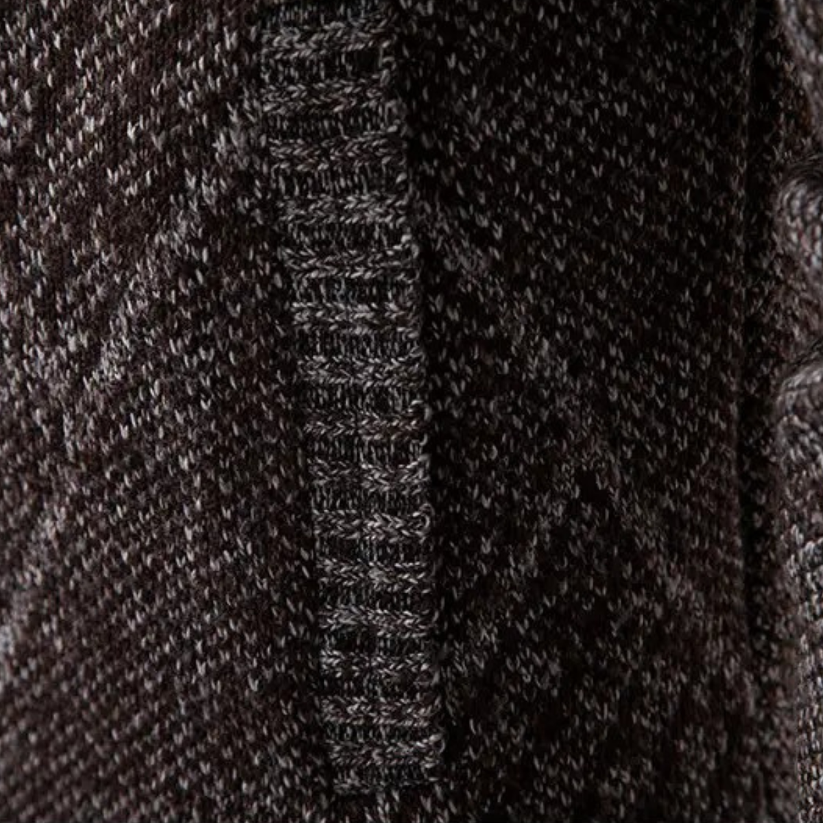 Men's Casual Knit Zip Jacket Winter