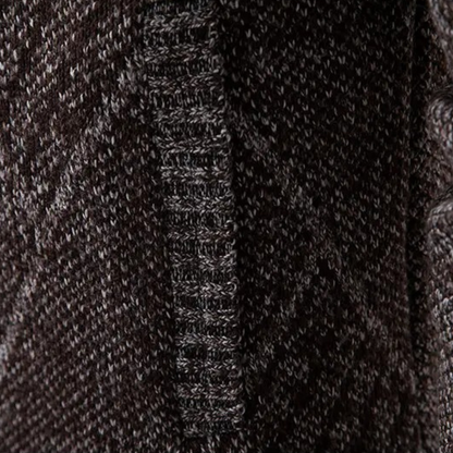 Men's Casual Knit Zip Jacket Winter