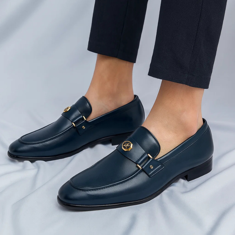 Italian Leather Men's Loafers
