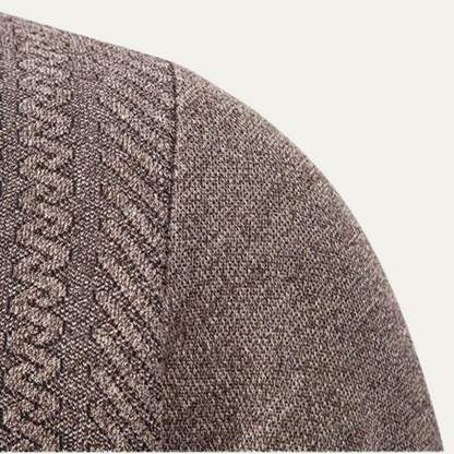 Men's Casual Cardigan Knit Button Up With Pockets
