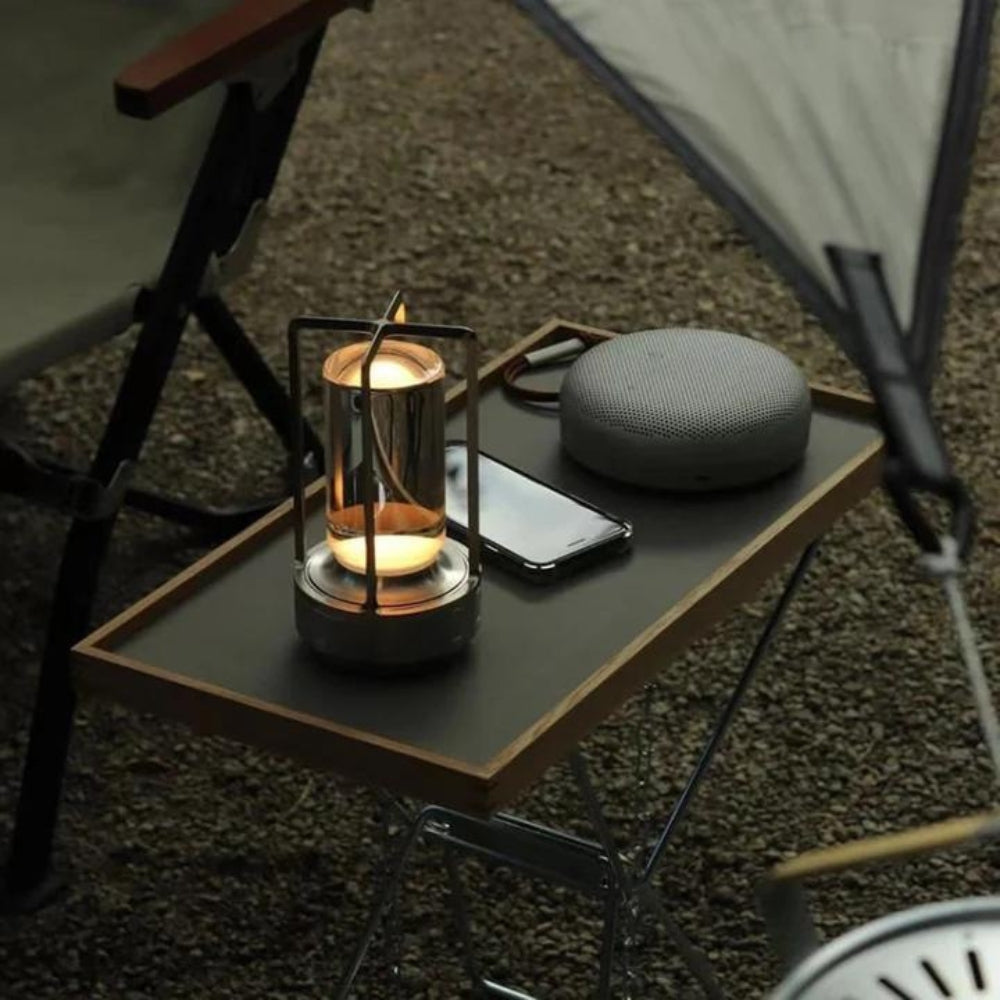 Nordic Crystal Lantern Glass Table Light