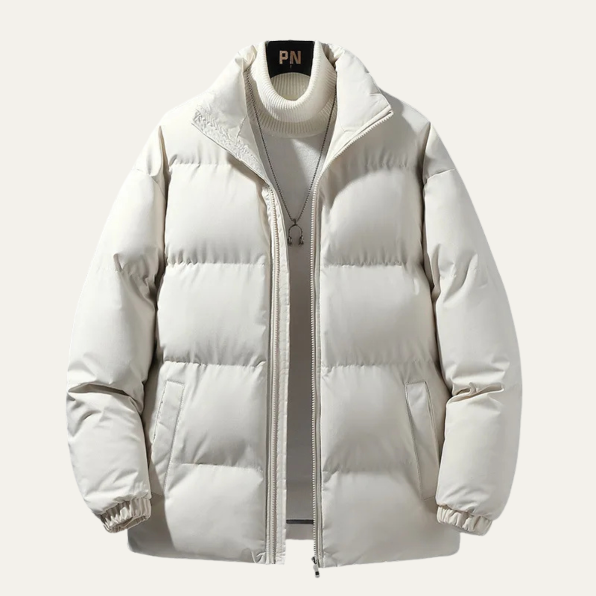 Men's Winter Puffer Jacket Thick Padded Warm Coat