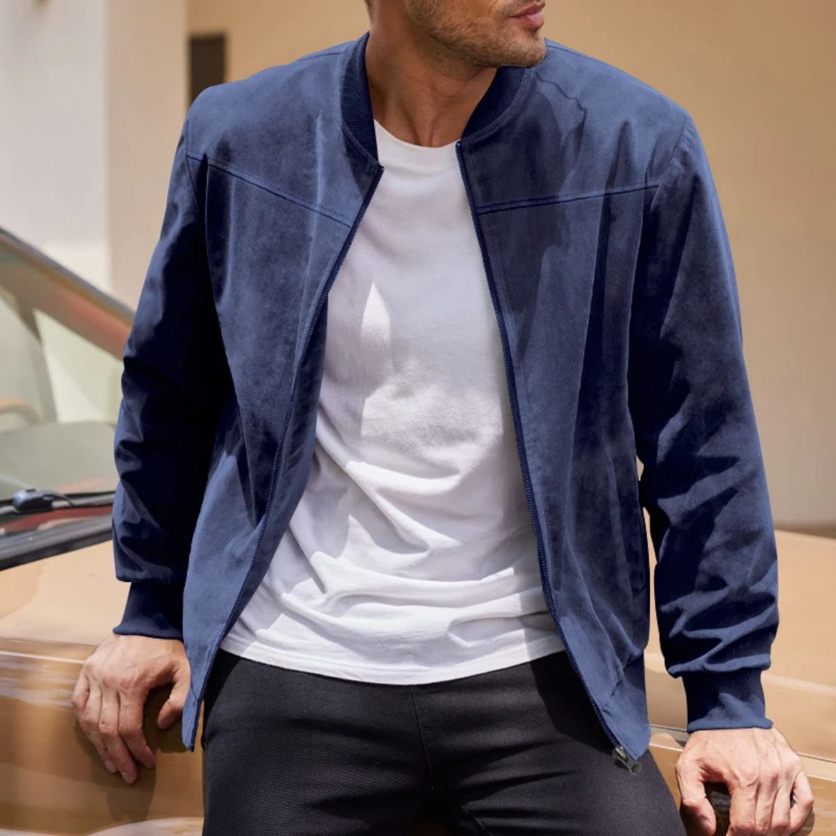 Mayfair Men's Suede Casual Jacket