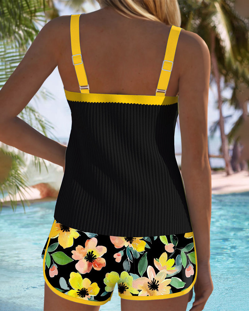 Women's Tummy Control Tankini Swimsuit