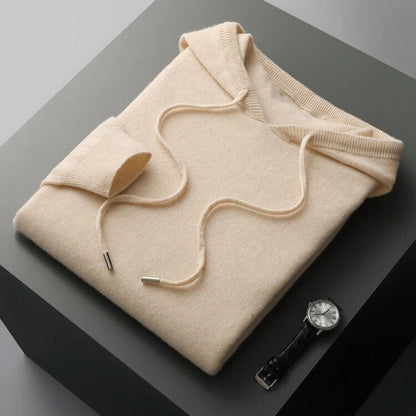 Men's Pullover Hoodie Drawstring Design