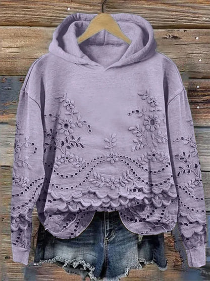 Women's Cutout Detail Hoodie