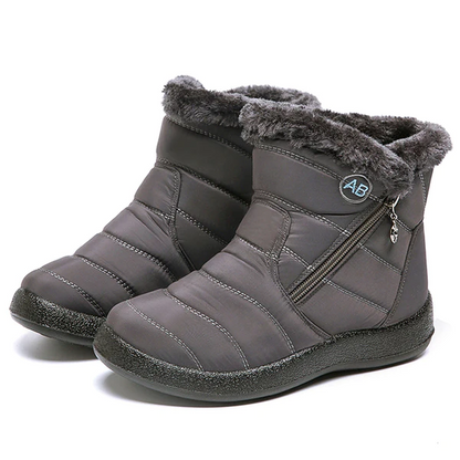 Women's Quilted Mid Ankle Flat Boots