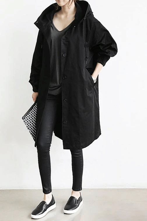 Women's Lightweight Windbreaker Jacket Oversized Comfortable