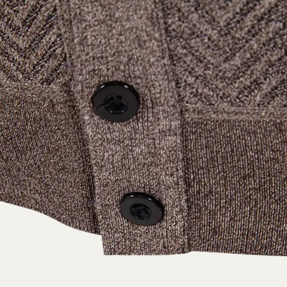 Men's Slim Fit V-Neck Knitted Sweater