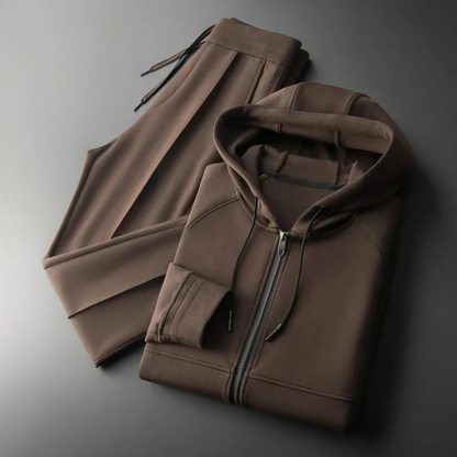Men's Hoodie Joggers Set Loungewear Grey