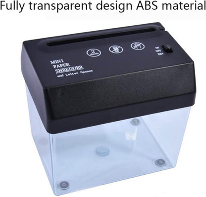 Compact Desktop Paper Shredder Quiet