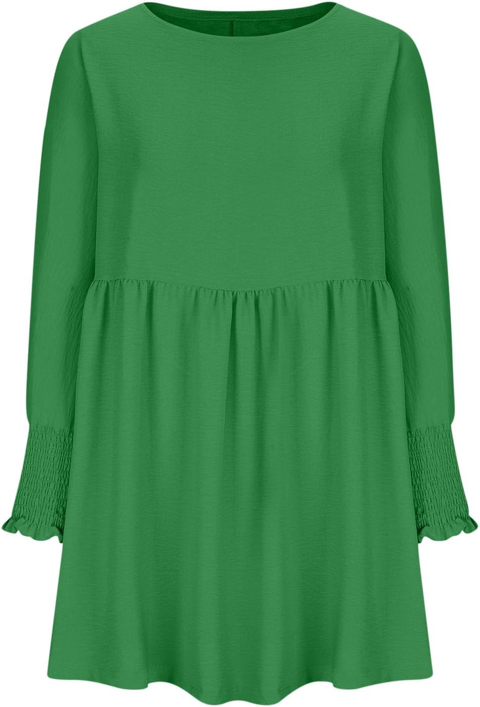 Women's Loose Fit Round Neck Summer Dress