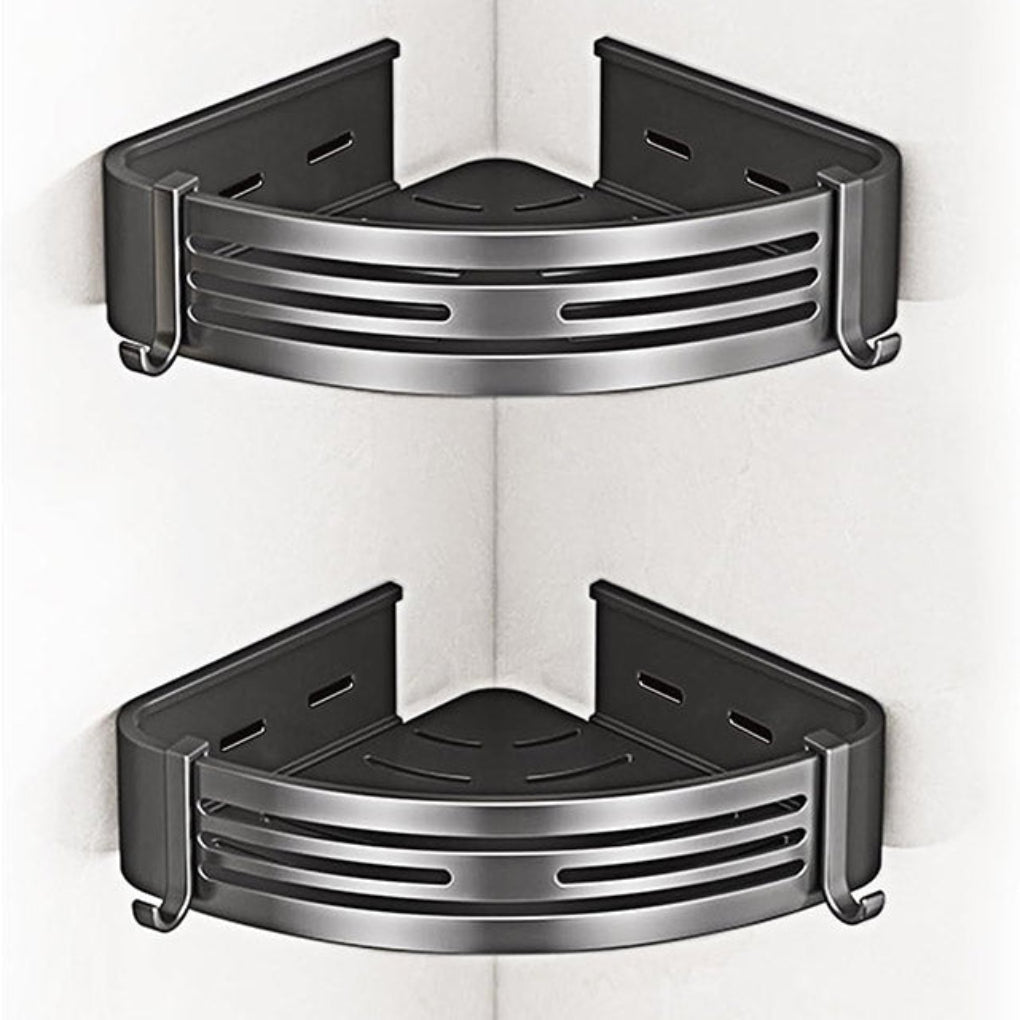 Two Tier Adhesive Corner Shower Shelf