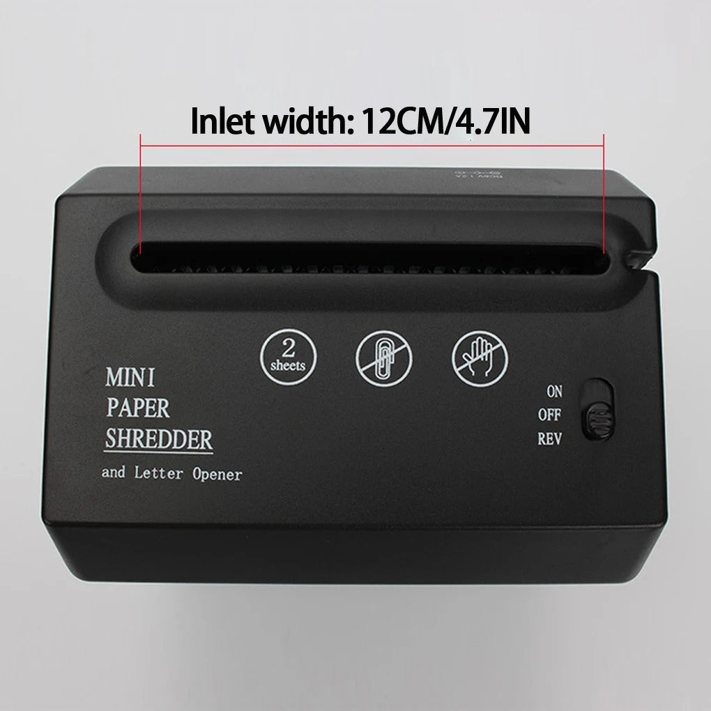 Compact Desktop Paper Shredder Quiet