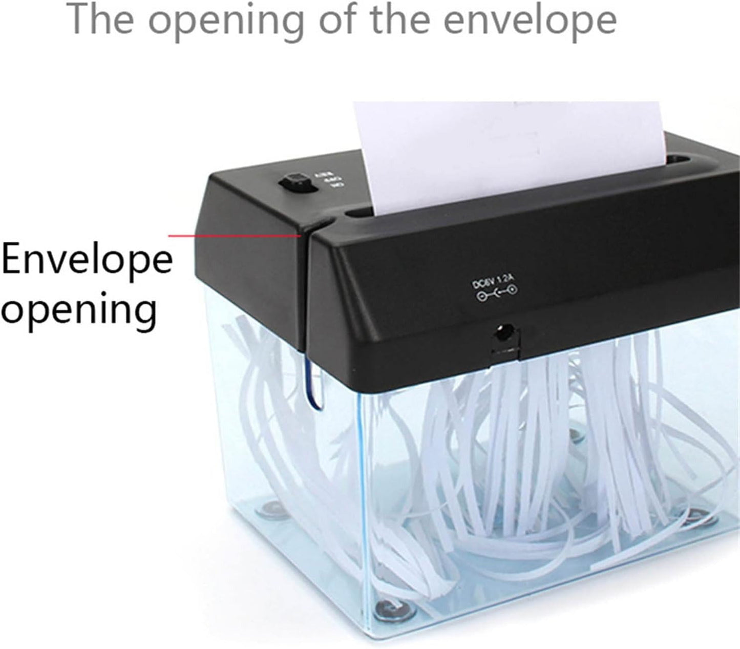 Compact Desktop Paper Shredder Quiet