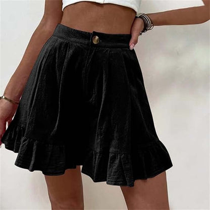 Women's Flared Shorts Soft Fabric