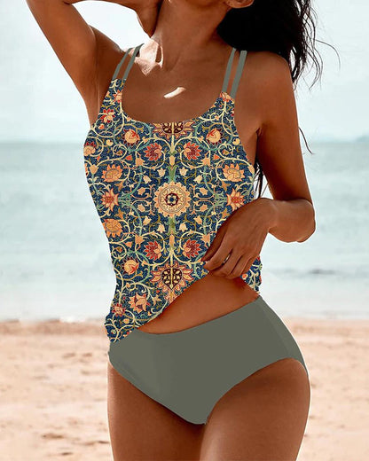 Women's Printed Tankini Swimsuit - Vonnera