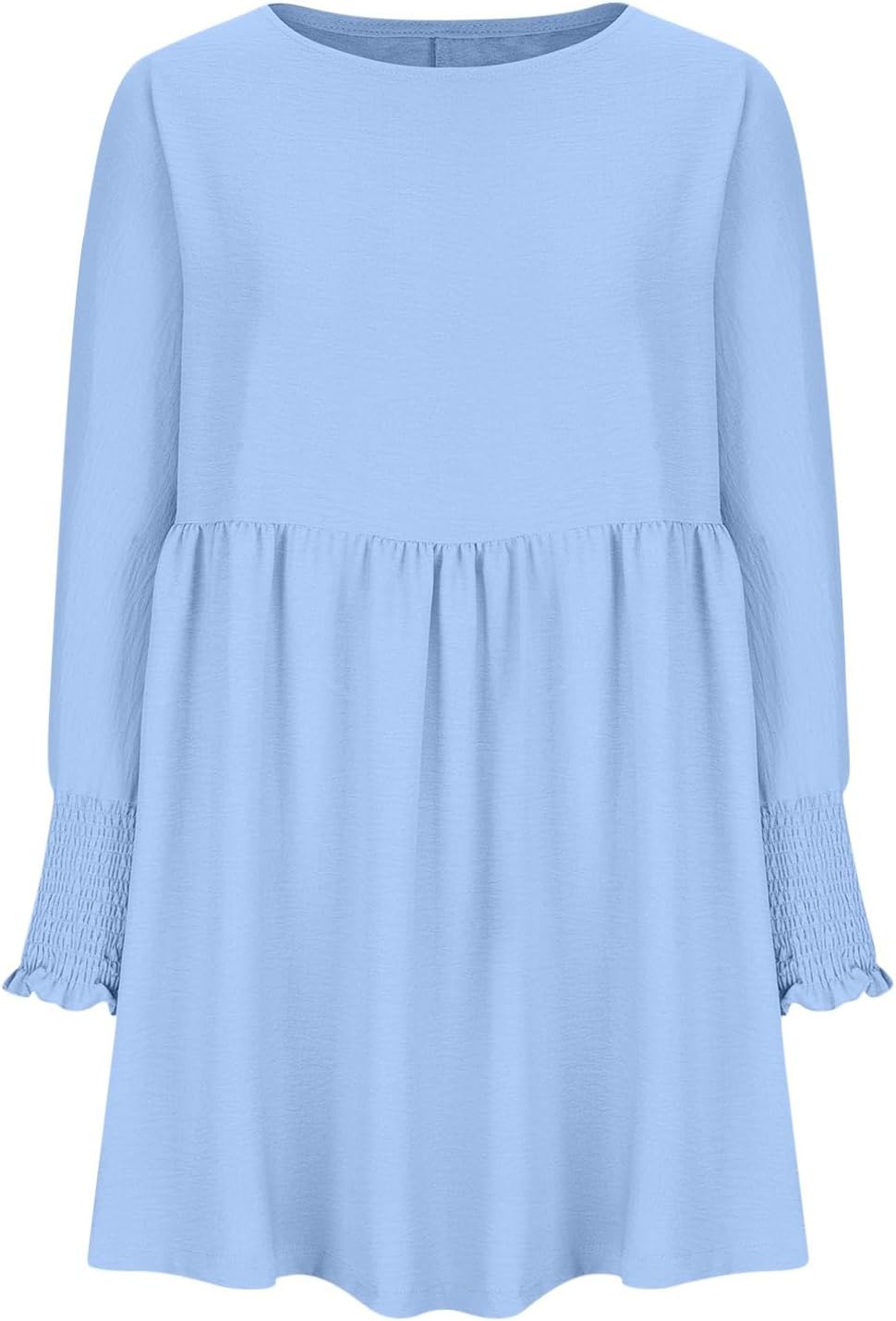Women's Loose Fit Round Neck Summer Dress