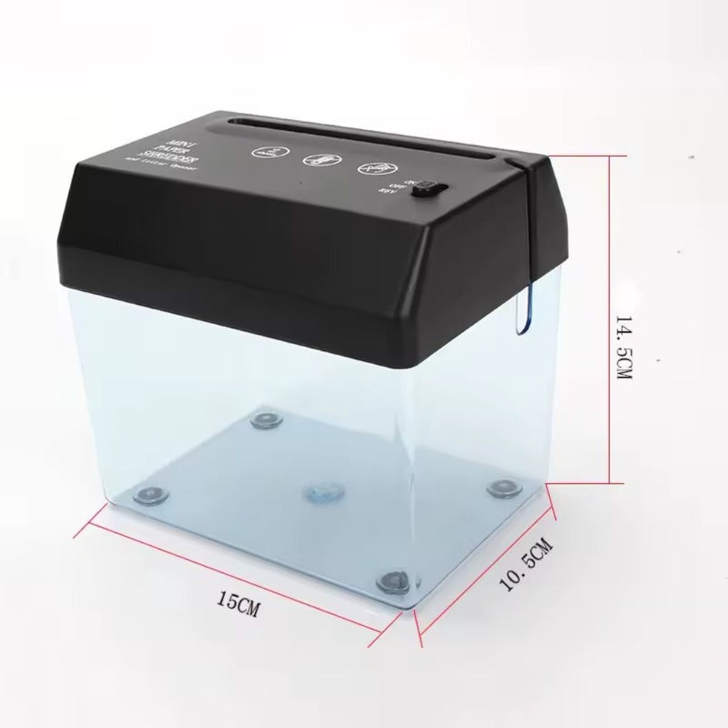 Compact Desktop Paper Shredder Quiet