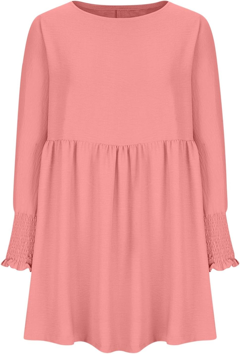 Women's Loose Fit Round Neck Summer Dress
