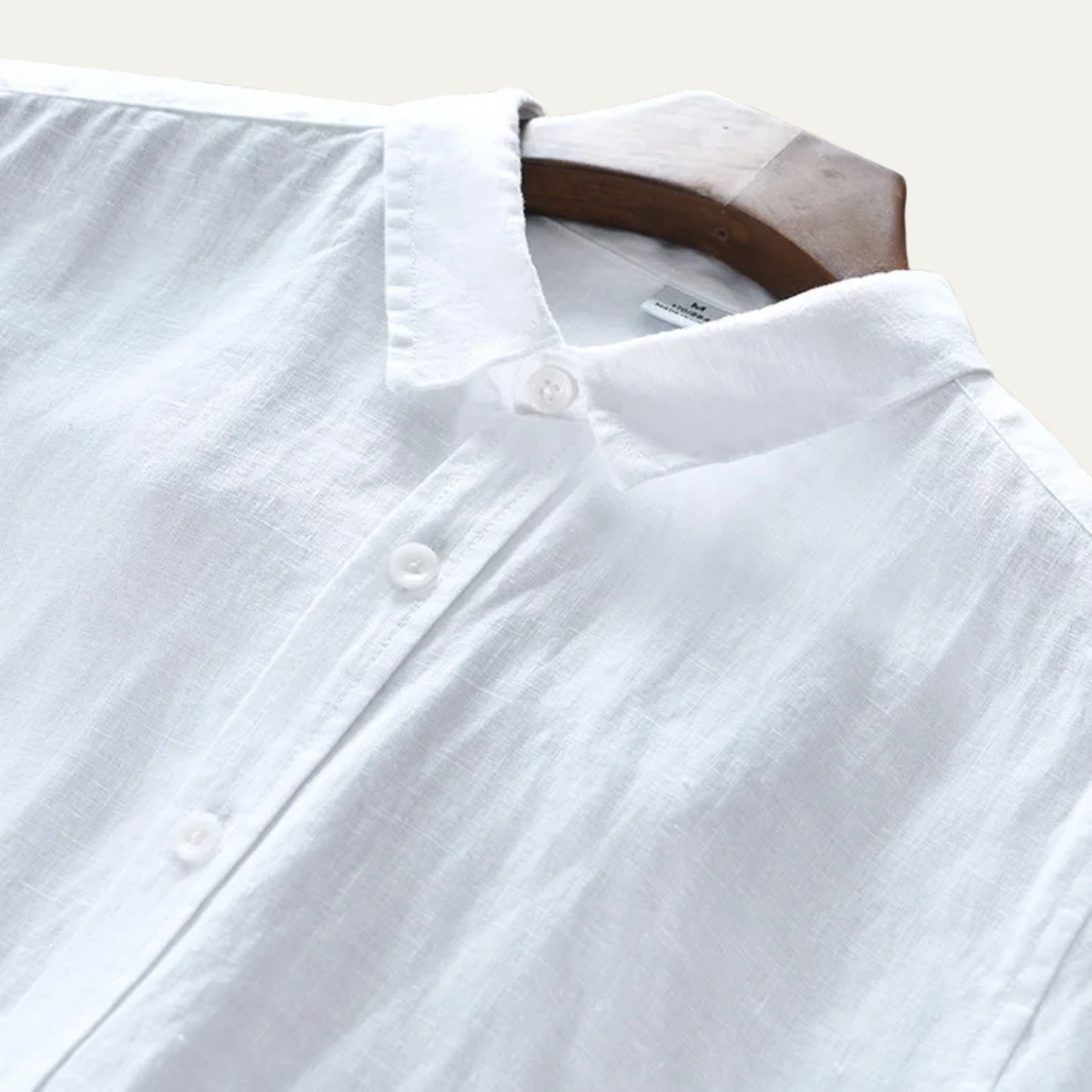 Men's Linen Casual Button Up Shirt