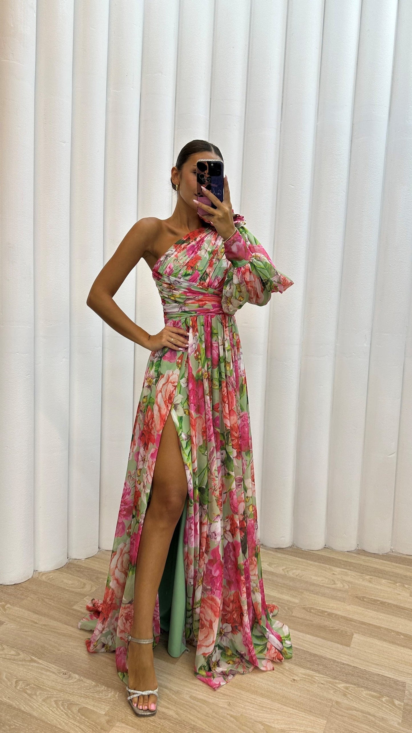 Women's Flowy Shoulder Dress Elegant Summer
